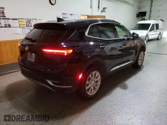 2021 Buick Envision Preferred with VIN LRBFZMR49MD197485, listed as a Copart auction lot 83805724 with 24,239 mi miles and Clean Title. Bid and sale history available at carsss.com. Image 3.