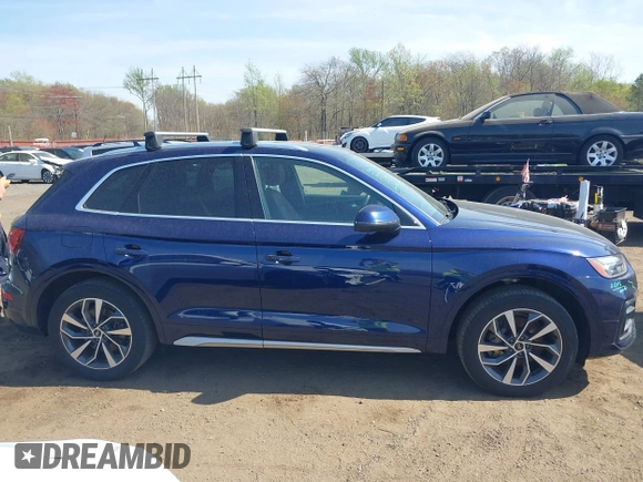 2021 Audi Q5 Premium Plus with VIN WA1BAAFY9M2025847, listed as a IAAI auction lot 42094549 with 101,517 mi miles and . Bid and sale history available at DreamBid. Image 13.