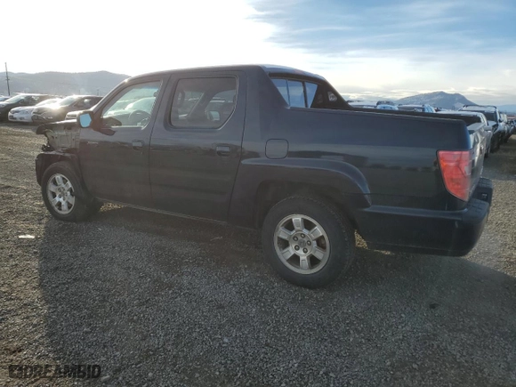2011 Honda Ridgeline RTS with VIN 5FPYK1F45BB004828, listed as a Copart auction lot 80993644 with 110,329 mi miles and Salvage Title. Bid and sale history available at carsss.com. Image 2.