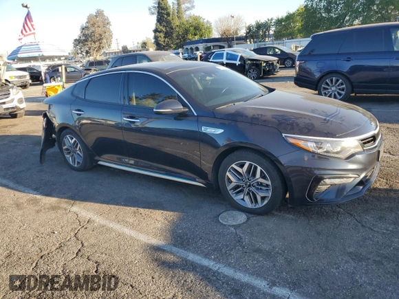 2020 Kia Optima Hybrid EX with VIN KNAGU4LE2L5041025, listed as a Copart auction lot 46297275 with 116,508 mi miles and Salvage Title. Bid and sale history available at carsss.com. Image 4.