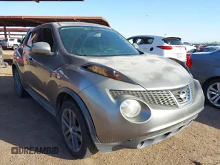 2014 Nissan Juke S with VIN JN8AF5MR1ET359229, listed as a IAAI auction lot 41766478 with 1 mi miles. Bid and sale history available at carsss.com. Image 1.