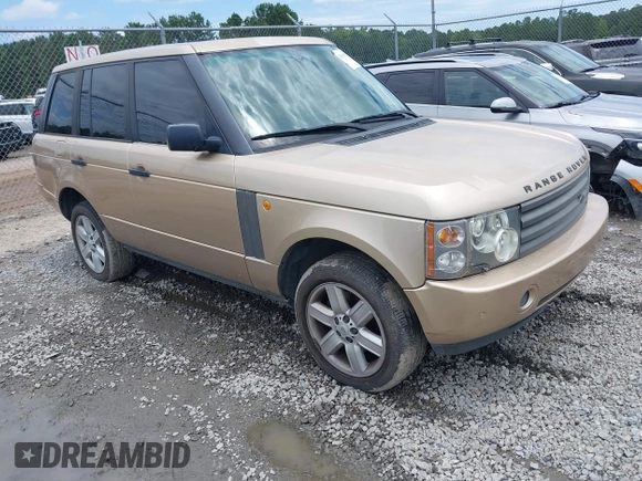 2004 Land Rover Range Rover HSE with VIN SALME114X4A163077, listed as a IAAI auction lot 42414371 with 190,519 mi miles and . Bid and sale history available at DreamBid. Image 1.