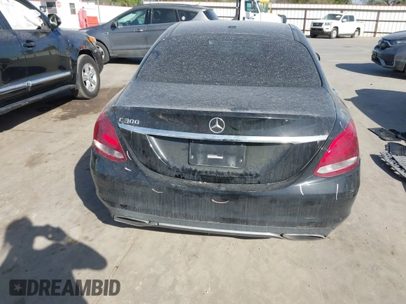 2015 Mercedes-Benz C-Class C 300 with VIN 55SWF4JB3FU059245, listed as a IAAI auction lot 41813533 with 79,341 mi miles. Bid and sale history available at carsss.com. Image 17.