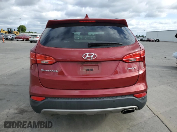 2014 Hyundai Santa Fe Sport with VIN 5XYZU3LB7EG177642, listed as a Copart auction lot 54568035 with 182,804 mi miles and Clean Title. Bid and sale history available at carsss.com. Image 6.