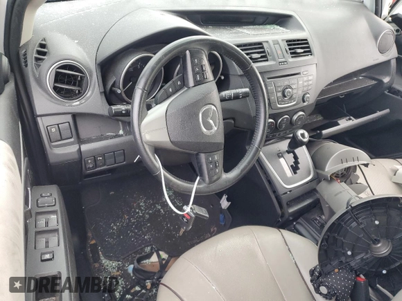 2015 Mazda Mazda5 Grand Touring with VIN JM1CW2DL0F0188961, listed as a Copart auction lot 76677044 with 0 mi miles and Salvage Title. Bid and sale history available at carsss.com. Image 8.