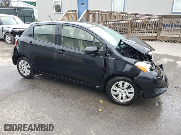 2013 Toyota Yaris L with VIN JTDKTUD32DD549189, listed as a Copart auction lot 53507915 with 0 mi miles and Salvage Title. Bid and sale history available at carsss.com. Image 4.