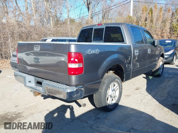2004 Ford F-150 XLT with VIN 1FTRW14W84KC86653, listed as a IAAI auction lot 41376192 with 188,506 mi miles. Bid and sale history available at carsss.com. Image 4.