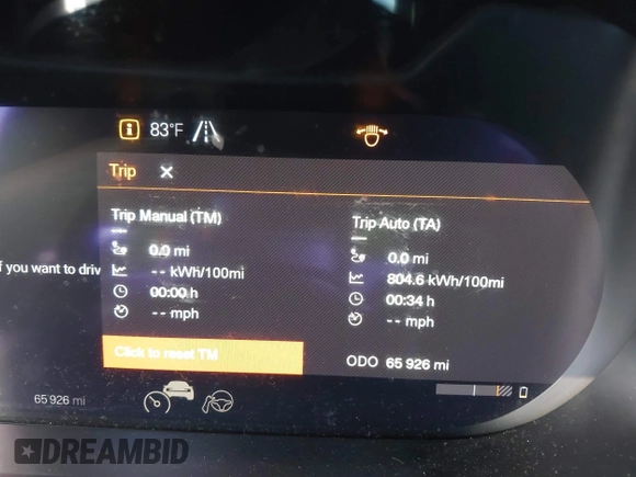 2022 Polestar 2 z VIN LPSED3KA3NL078014, wystawiony jako IAAI lot #41690355 z przebiegiem 65 926 mil mil oraz . Historia ofert i sprzedaży dostępna na DreamBid. Obrazek 19.