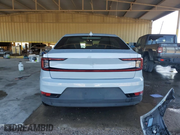2023 Polestar 2 with VIN YSMED3KA1PL140363, listed as a Copart auction lot 79606764 with 58,358 mi miles and Clean Title. Bid and sale history available at carsss.com. Image 6.