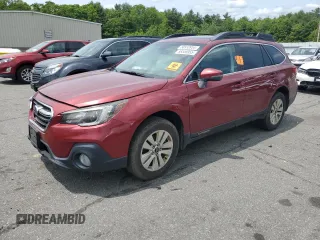2018 Subaru Outback Premium with VIN 4S4BSAHC4J3325205, listed as a Copart auction lot 58558955 with 143,075 mi miles and Salvage title. Bid and sale history available at DreamBid. Image 1.