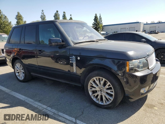 2012 Land Rover Range Rover SC Autobiography with VIN SALMP1E44CA365075, listed as a Copart auction lot 52634705 with 128,300 mi miles and Clean title. Bid and sale history available at DreamBid. Image 4.