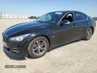 2017 Infiniti Q50 Signature Edition with VIN JN1EV7AP3HM741567, listed as a Copart auction lot 50810775 with 147,330 mi miles and Salvage Title. Bid and sale history available at DreamBid. Image 1.
