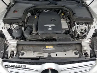 2017 Mercedes-Benz GLC with VIN WDC0G4JB9HF119221, listed as a Copart auction lot 53653555 with 55,291 mi miles and Salvage Title. Bid and sale history available at carsss.com. Image 12.