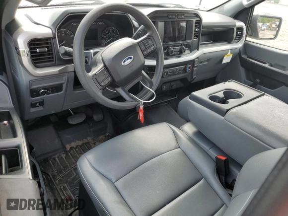 2022 Ford F-150 XL with VIN 1FTMF1CB8NKE95868, listed as a Copart auction lot 50446495 with 0 mi miles and Salvage Title. Bid and sale history available at carsss.com. Image 8.