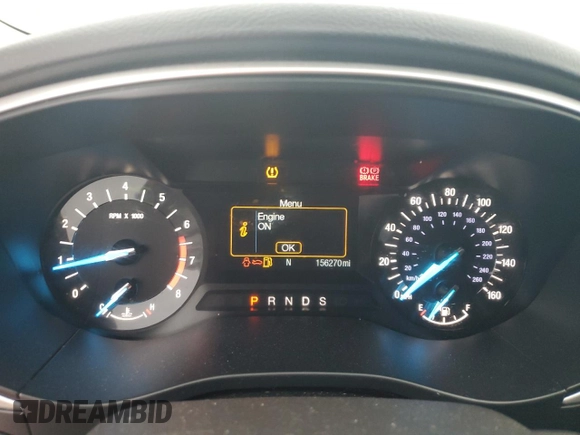 2015 Ford Fusion SE with VIN 1FA6P0H70F5129168, listed as a Copart auction lot 48857264 with 156,270 mi miles and Salvage Title. Bid and sale history available at DreamBid. Image 9.