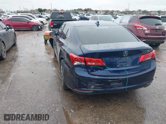 2020 Acura TLX w/Technology Pkg with VIN 19UUB1F57LA015342, listed as a IAAI auction lot 41553319 with 18,111 mi miles. Bid and sale history available at carsss.com. Image 3.