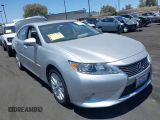2013 Lexus ES 300h with VIN JTHBW1GG8D2022451, listed as a IAAI auction lot 42614589 with 57,232 mi miles and . Bid and sale history available at DreamBid. Image 1.