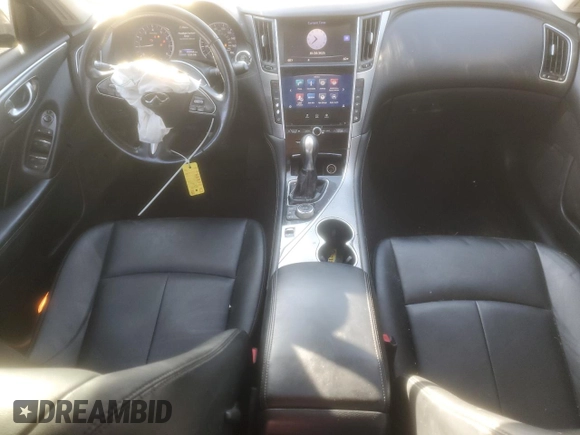 2016 Infiniti Q50 2.0t Premium with VIN JN1CV7AR7GM252287, listed as a Copart auction lot 89205755 with 208,368 mi miles and Salvage Title. Bid and sale history available at carsss.com. Image 8.