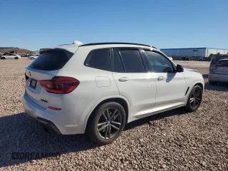 2019 BMW X3 M40i with VIN 5UXTS3C55KLR72211, listed as a Copart auction lot 88091235 with 61,859 mi miles and Salvage Title. Bid and sale history available at DreamBid. Image 3.