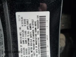 2014 Honda Accord Touring z VIN 1HGCR3F98EA012796, wystawiony jako Copart lot #57752695 z przebiegiem 96 285 mil mil oraz Szkoda całkowita • Salvage title. Historia ofert i sprzedaży dostępna na DreamBid. Obrazek 12.