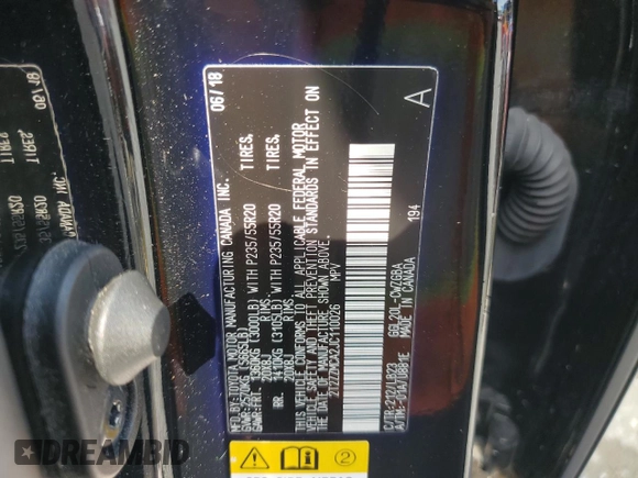 2018 Lexus RX 350 with VIN 2T2ZZMCA2JC110026, listed as a Copart auction lot 57908945 with 96,663 mi miles and Salvage title. Bid and sale history available at DreamBid. Image 13.