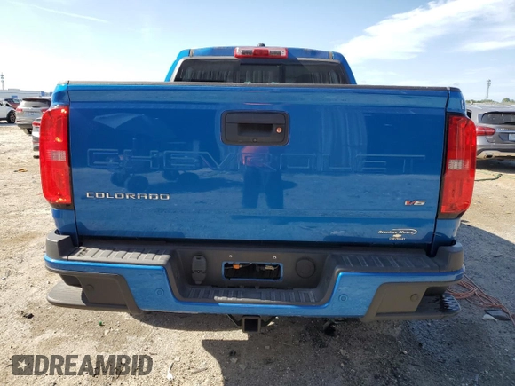 2022 Chevrolet Colorado 2WD Z71 with VIN 1GCGSDEN5N1300915, listed as a Copart auction lot 62213675 with 26,239 mi miles and Salvage title. Bid and sale history available at DreamBid. Image 6.
