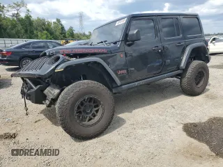 2020 Jeep Wrangler Unlimited Rubicon z VIN 1C4HJXFN2LW218258, wystawiony jako Copart lot #55951655 z przebiegiem 64 588 mil mil oraz Nie do naprawy • Non repairable. Historia ofert i sprzedaży dostępna na DreamBid. Obrazek 1.