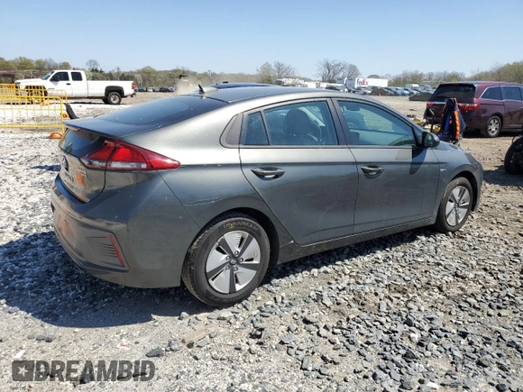2020 Hyundai Ioniq Blue with VIN KMHC65LC2LU227309, listed as a Copart auction lot 51577645 with 143,542 mi miles and Salvage title. Bid and sale history available at DreamBid. Image 3.