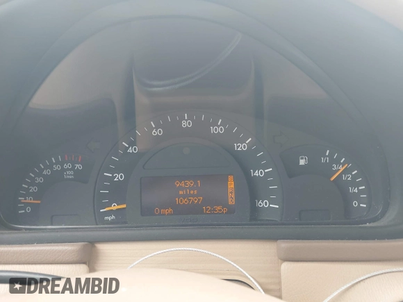 2003 Mercedes-Benz C 240 z VIN WDBRF81J63F366329, wystawiony jako IAAI lot #42085870 z przebiegiem 106 797 mil mil oraz . Historia ofert i sprzedaży dostępna na DreamBid. Obrazek 7.