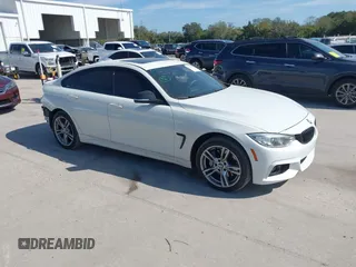 2016 BMW 4 Series 435i xDrive z VIN WBA4B3C58GG528016, wystawiony jako IAAI lot #41506077 z przebiegiem 87 975 mil mil oraz . Historia ofert i sprzedaży dostępna na DreamBid. Obrazek 1.