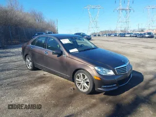 2013 Mercedes-Benz C 300 Sport with VIN WDDGF8AB1DR252908, listed as a IAAI auction lot 41853240 with 19,617 mi miles and . Bid and sale history available at DreamBid. Image 1.