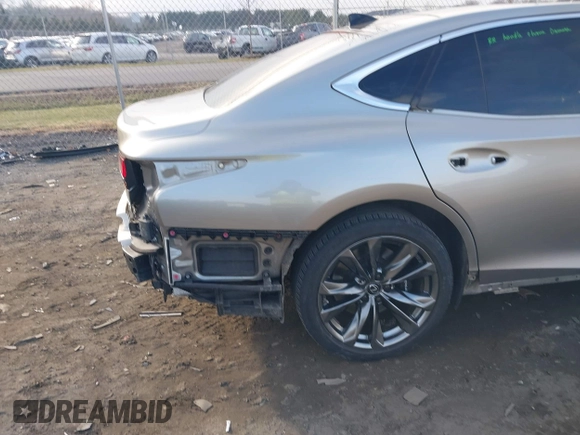 2018 Lexus LS 500 z VIN JTHC51FFXJ5002387, wystawiony jako IAAI lot #41178208 z przebiegiem 56 142 mil mil oraz . Historia ofert i sprzedaży dostępna na DreamBid. Obrazek 6.