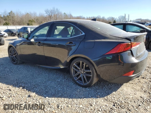 2017 Lexus IS with VIN JTHBA1D28H5042310, listed as a Copart auction lot 46714305 with 80,085 mi miles and Salvage Title. Bid and sale history available at carsss.com. Image 2.