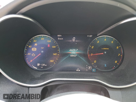 2021 Mercedes-Benz C 300 z VIN W1KWF8EB4MR612064, wystawiony jako Copart lot #62500015 z przebiegiem 48 407 mil mil oraz Szkoda całkowita • Salvage title. Historia ofert i sprzedaży dostępna na DreamBid. Obrazek 9.