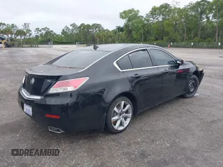 2012 Acura TL Tech Auto with VIN 19UUA8F56CA036856, listed as a IAAI auction lot 41263843 with 63,716 mi miles. Bid and sale history available at carsss.com. Image 4.