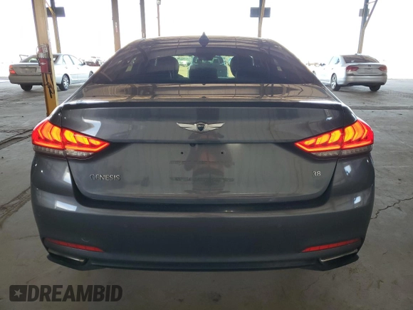 2015 Hyundai Genesis 3.8L with VIN KMHGN4JEXFU089025, listed as a Copart auction lot 55453065 with 96,134 mi miles and Clean Title. Bid and sale history available at carsss.com. Image 6.