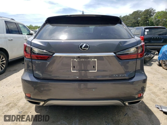 2022 Lexus RX with VIN 2T2AZMAA2NC244458, listed as a Copart auction lot 51165363 with 5,578 mi miles. Bid and sale history available at carsss.com. Image 6.
