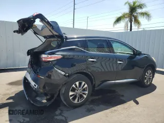 2017 Nissan Murano S z VIN 5N1AZ2MG0HN166980, wystawiony jako Copart lot #55327435 z przebiegiem 78 203 mil mil oraz Szkoda całkowita • Salvage title. Historia ofert i sprzedaży dostępna na DreamBid. Obrazek 3.
