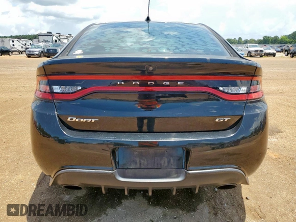 2014 Dodge Dart GT with VIN 1C3CDFEB0ED867143, listed as a Copart auction lot 63783045 with 118,103 mi miles and Salvage title. Bid and sale history available at DreamBid. Image 6.