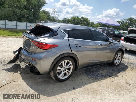 2018 Infiniti QX30 ESSENTIAL with VIN SJKCH5CP2JA053125, listed as a Copart auction lot 57864314 with 65,788 mi miles and Non Repairable. Bid and sale history available at carsss.com. Image 3.