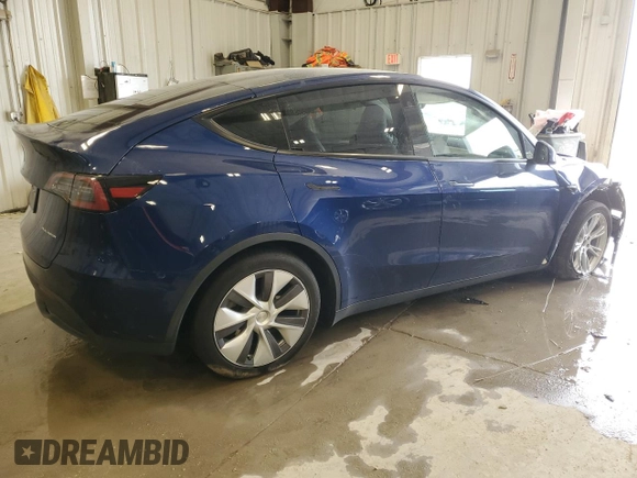 2024 Tesla Model Y Long Range с VIN 7SAYGDEE8RA270862, выставлен на аукционе Copart как лот 58099875 с пробегом 24 856 миль миль и На запчасти • Non repairable. История ставок и продаж доступна на DreamBid. Изображение 3.
