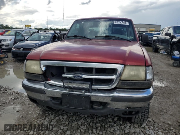1998 Ford Ranger XL with VIN 1FTZR15UXWPA17399, listed as a Copart auction lot 60555045 with 381,232 mi miles and Salvage title. Bid and sale history available at DreamBid. Image 5.