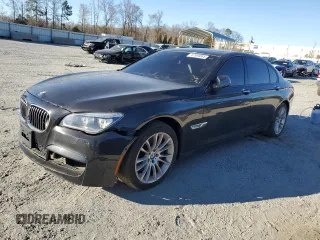 2015 BMW 7 Series 750Li xDrive with VIN WBAYF8C52FD654858, listed as a Copart auction lot 47504045 with 155,950 mi miles and Clean Title. Bid and sale history available at carsss.com. Image 1.