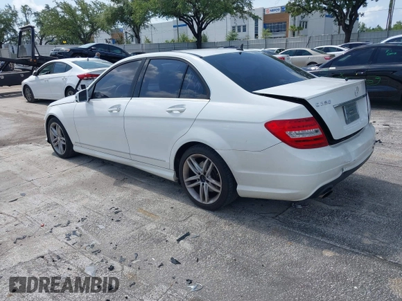 2014 Mercedes-Benz C 250 Sport with VIN WDDGF4HB2EA963886, listed as a IAAI auction lot 42463194 with 139,926 mi miles and . Bid and sale history available at DreamBid. Image 3.