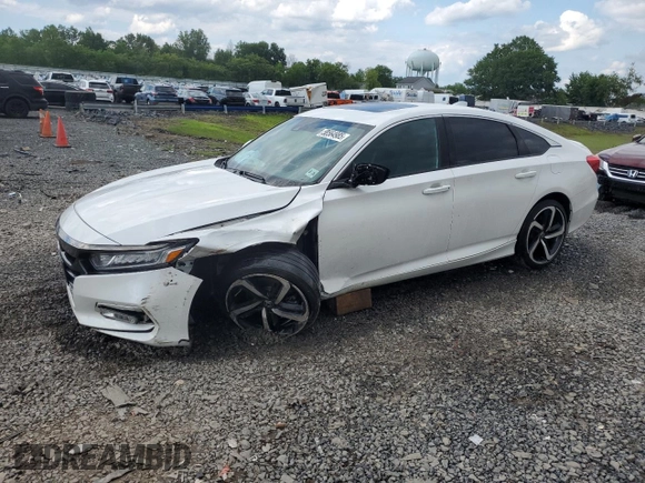 2020 Honda Accord Sport with VIN 1HGCV2F36LA025240, listed as a Copart auction lot 58564985 with 52,954 mi miles and Salvage title. Bid and sale history available at DreamBid. Image 1.