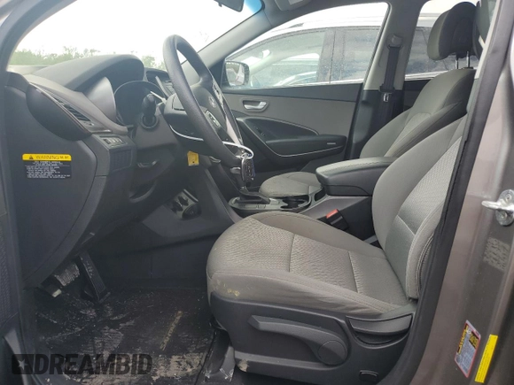 2017 Hyundai Santa Fe 2.4L z VIN 5NMZT3LBXHH038022, wystawiony jako Copart lot #51060545 z przebiegiem 63 790 mil mil oraz Szkoda całkowita • Salvage title. Historia ofert i sprzedaży dostępna na DreamBid. Obrazek 7.