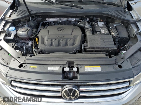 2024 Volkswagen Tiguan S with VIN 3VVFB7AX7RM114677, listed as a Copart auction lot 53037345 with 11,028 mi miles and Salvage title. Bid and sale history available at DreamBid. Image 13.