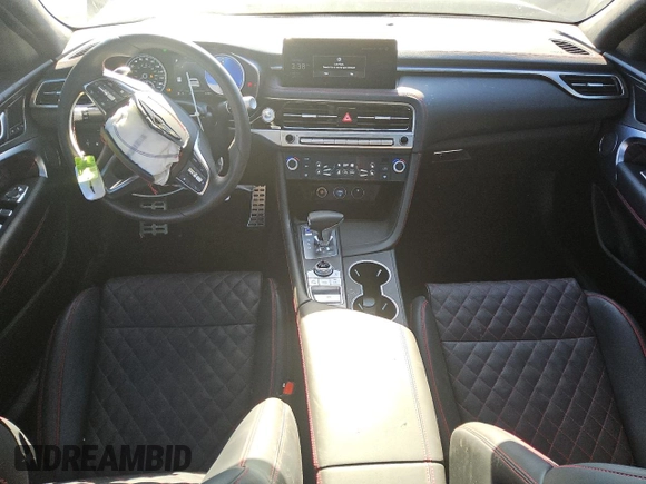 2024 Genesis G70 Sport Advanced with VIN KMTG54SE6RU139864, listed as a Copart auction lot 44240815 with 5,758 mi miles and Clean Title. Bid and sale history available at DreamBid. Image 8.