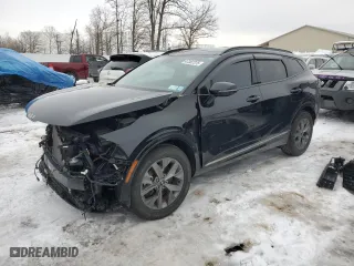 2023 Kia Sportage SX with VIN 5XYK43AF6PG120620, listed as a Copart auction lot 47307375 with 19,785 mi miles and Salvage Title. Bid and sale history available at carsss.com. Image 1.