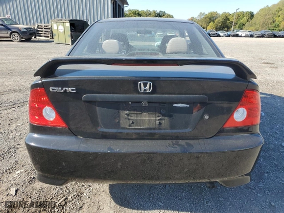 2004 Honda Civic VP with VIN 1HGEM21174L044578, listed as a Copart auction lot 75896574 with 78,373 mi miles and Salvage Title. Bid and sale history available at carsss.com. Image 6.